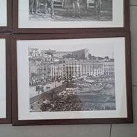 Stampe di napoli inizio 900 con cornici
