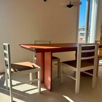 4 sedie in legno massello