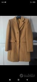 cappotto donna giallo senape 