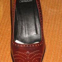 SCARPE  DECOLLETE’  IN VITELLO CAPARRINI