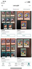 Carte varie yugioh ( prezzi in foto)