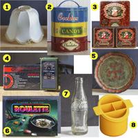 Mercatino vario di oggetti vintage - Coca cola