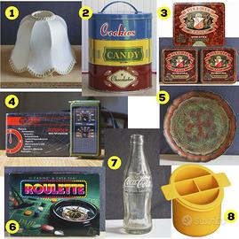 Mercatino vario di oggetti vintage - Coca cola