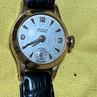 Orologio Lanco donna placato oro vintage anni 60