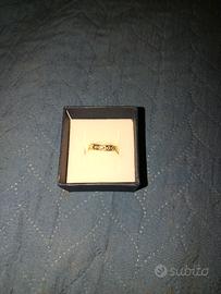 veretta in oro giallo con diamanti 