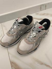 Scarpe Asics Gel NYC 'White Steel Grey' Taglia 42