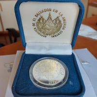 Moneta Argento da 150 Colones di El Salvador