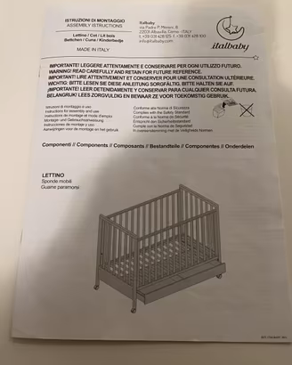 Lettino bambino