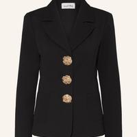 Giacca nera donna. Blazer donna di cotone