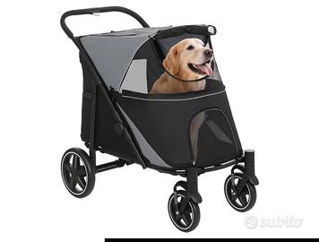 Passeggino per cani taglia media e grande 