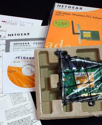 Scheda rete NetGear RangeMax Wireless PCI VPN311T
