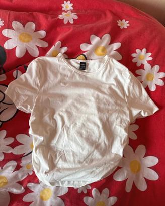 maglia bianca corta