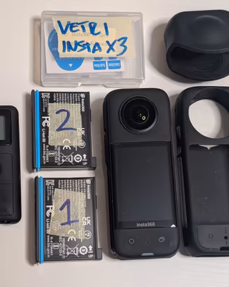 Insta360 X3 + remote GPS + cover