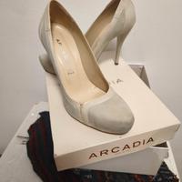 Scarpe in pelle e camoscio