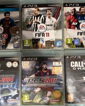 Lotto 6 giochi PS3