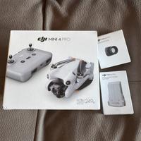 Drone Dji Mini 4 Pro + Batteria e Grandangolo