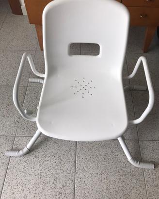 Sedia girevole per vasca da bagno
