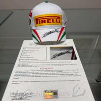 Cappello Leclerc vittoria Monza 2024 con COA