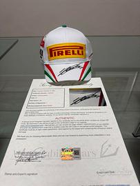 Cappello Leclerc vittoria Monza 2024 con COA