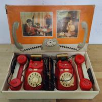 Giocattolo 2 telefoni realistici vintage anni '70