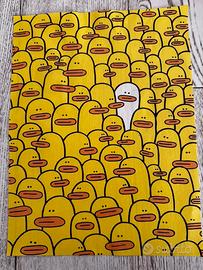 Tela cerata con papere