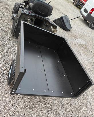 rimorchio nuovo capiente per trattorino