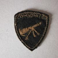 Vecchio FREGIO Militare omerale :CANNONIERE