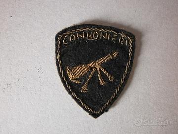 Vecchio FREGIO Militare omerale :CANNONIERE