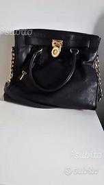 Borsa michael kors nera in pelle originale