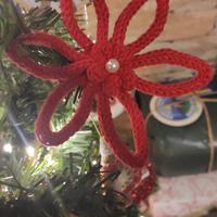 Fiore natalizio handmade 