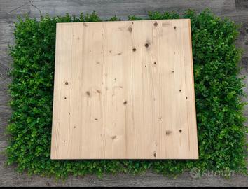 Piano per tavolo o tavolino in legno massello