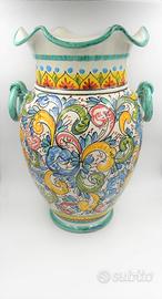 Portaombrelli in ceramica vietrese .Nuovo