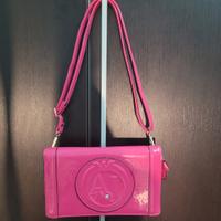 Borsetta Armani Jeans vernice fucsia 
