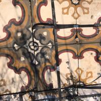 Cementine d’ epoca con disegni