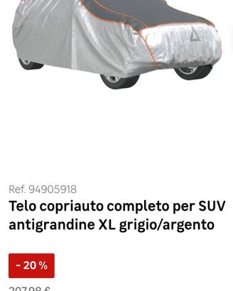 Telo antigrandine XL per Suv