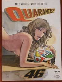 Quarantasei di Milo Manara su Valentino Rossi