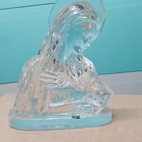 Statua Virgo Fidelis In Cristallo Al Piombo Da Col