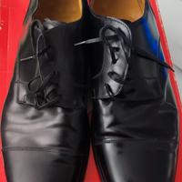 Scarpe eleganti in vero cuoio nero
