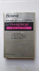 Roland music style card tn-sc1-02