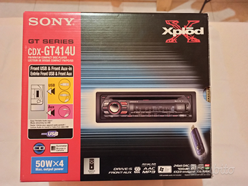 Autoradio con 4 casse