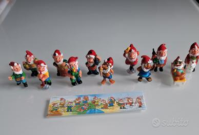 KINDER SORPRESA NANI E LE4 STAGIONI +1 CARTINA 