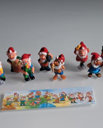 KINDER SORPRESA NANI E LE4 STAGIONI +1 CARTINA 