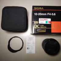 Sigma 10-20mm F4-5.6 EX DC Attacco Nikon AF D
