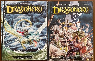 Lotto 7 1a serie Dragonero (61-70,73-76) Bonelli