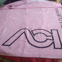 Asciugamano da spiaggia vintage, colore rosa inten