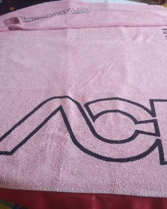 Asciugamano da spiaggia vintage, colore rosa inten