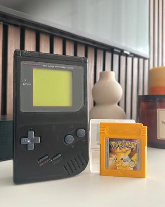 Nintendo game boy + pokemon giallo ita