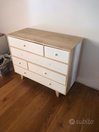 Comó bianco a 6 cassetti  - Maison du Monde