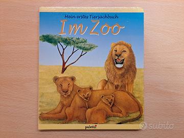 Libro per bambini Im Zoo lingua tedesca Paletti