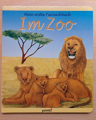Libro per bambini Im Zoo lingua tedesca Paletti